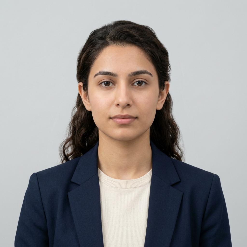 UK Student Visa Photo Compliance Example